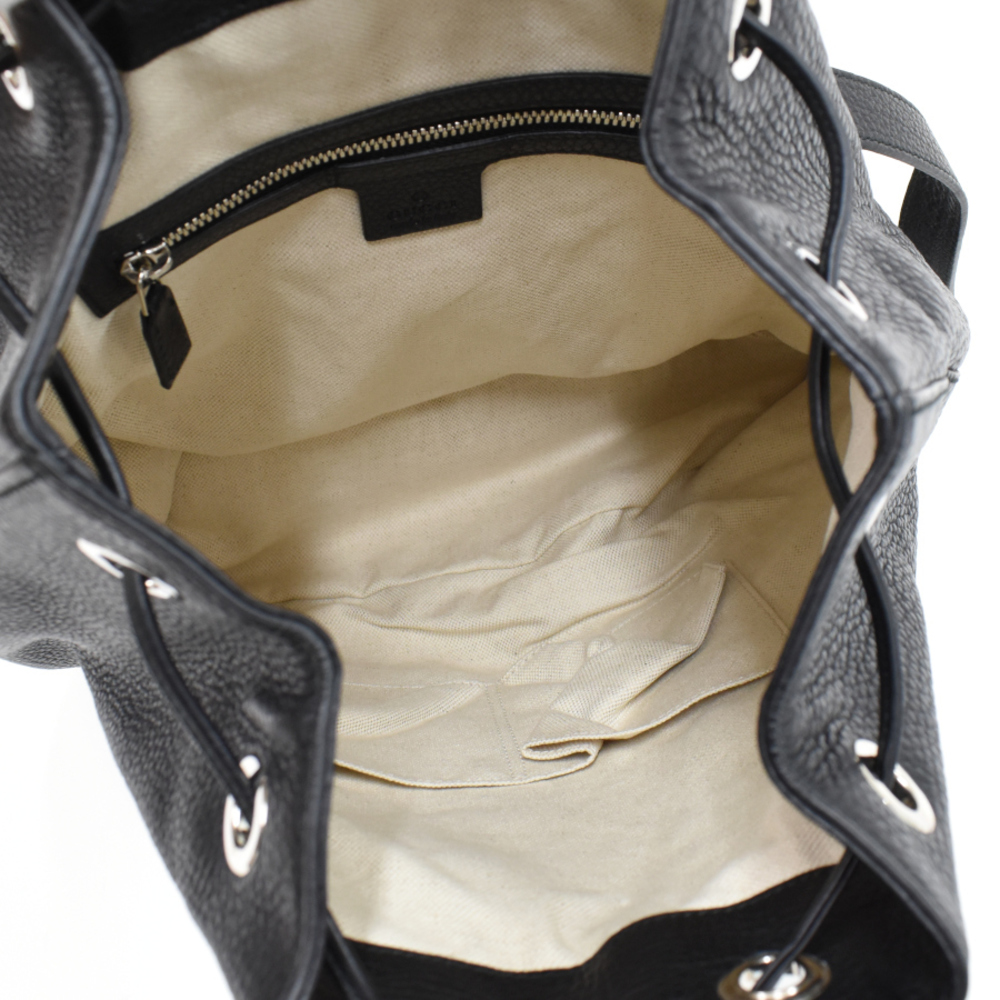 Gucci Soho Backpack Rucksack Drawstring Leather B… - image 8
